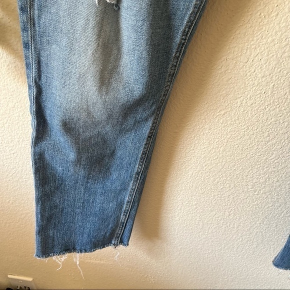 Rag & Bone Dre Low-Rise Ankle Slim Boyfriend Distressed Jeans - Picture 7 of 14